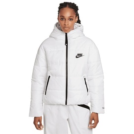 Nike FB7672-100 W NSW ESSTL THRMR CLSC PUFFER Jacket Damen WHITE/BLACK Größe L