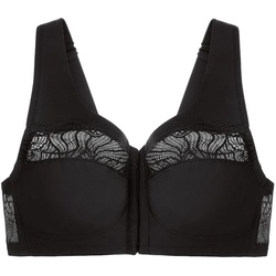 GLAMORISE MagicLift Vorderverschluss-BH für natürliche Form - Schwarz Unterwäsche   Damen 