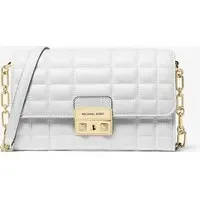 Michael Kors MK Wandelbare Umhängetasche Tribeca Aus Leder - Weiss - Michael Kors - ONE SIZE