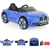 Moni Elektro-Kinderauto BMW i4 MP3 blau (12 V)