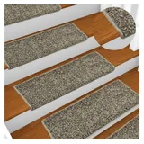 vidaXL Stufenmatten 10 Stk. 65x21x4 cm Grau