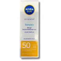 NIVEA Sonnencreme Gesicht sensitiv Creme LSF 50 50 ml