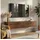 Idimex TECCA Lowboard 145 cm Kastanie Holz
