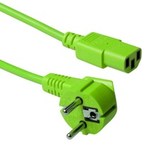 Act Powercord mains connector CEE 7/7 male (angled) -