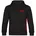 Hoodie Kaiserslautern Druck Rot Schwarz S