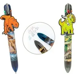 DEPESCHE 12862 Dino World Gelstift mit 6 Farben, sortiert