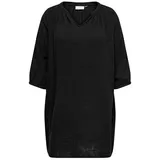 ONLY CARMAKOMA Shirtkleid Midi Schwarz 46