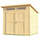 Weka Gartenhaus 264 2,35 x 2,09 m natur