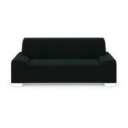 2-Sitzer DOMO COLLECTION "Anzio", grün, B:214cm H:85cm T:93cm, Sofas, Wahlweise mit Federkern