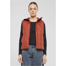 URBAN CLASSICS Super Light Puffer Weste Dark Rust XL