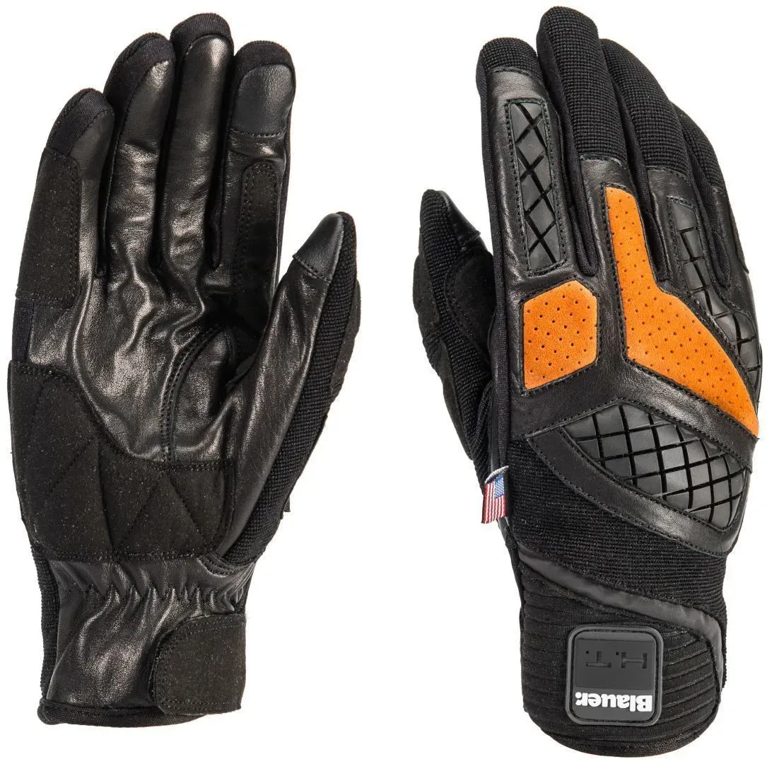 Blauer Urban Sport Motorfiets handschoenen, zwart-oranje, XS Voorman