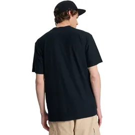 QUIKSILVER Slub Roundneck Sporttop Schwarz M
