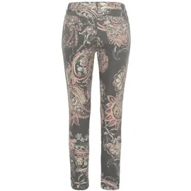 LASCANA 7/8-Jeggings Damen schwarz-bunt bedruckt Gr.38