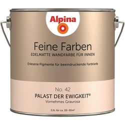 ALPINA Wandfarbe, 2,5 Liter für ca. 20-30m2 - rosa