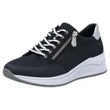 Rieker Damen N9516 Schnürschuhe, Blau, 39 EU