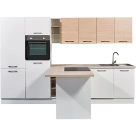 BASIC by Balculina Küchenzeile Girona 325 cm weiß