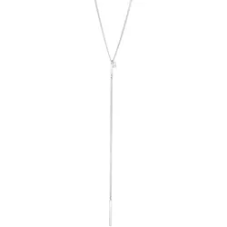 KUZZOI Modische Y-Kette mit Barren 925 Silber Ketten   Herren 