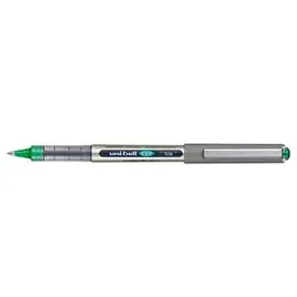 Uni-Ball eye fine UB-157E Tintenroller silber 0,4 mm, Schreibfarbe: grün,