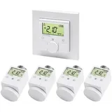 Homematic IP Funk-Heizkörperthermostat Set 4x und 1x Wandthermostat
