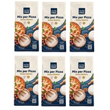 6x Nutri Free Mix per Pizza Mehl Glutenfrei 1Kg Ideal für alle Arten von Pizza