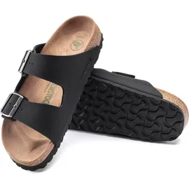 Birkenstock Arizona Birko-Flor Nubuk schmal schwarz 45