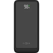FIXED Powerbank 10000mAh, 22.5W USB-C PD, 2x USB-A mit LCD-Display, Fixed Zen2, Schwarz