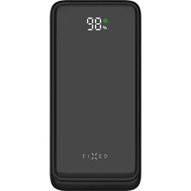 FIXED Powerbank 10000mAh, 22.5W USB-C PD, 2x USB-A mit LCD-Display, Fixed Zen2, Schwarz