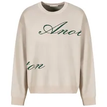 another cotton lab Strickpullover Signature Knit Sweat Beige L