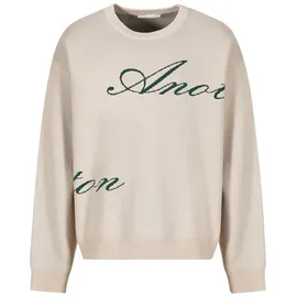 another cotton lab Strickpullover Signature Knit Sweat Beige L