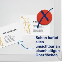 Magnetoplan Takkis im Spender selbstklebend Schwarz 15503