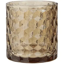 IB Laursen Kerzenhalter für Teelicht farbig Glas, braun