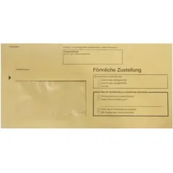 Umschlag für Zustellungsauftrag für förmliche Zustellung, mF, DIN lang, 100 Stück