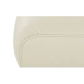 HIMOLLA Eckcouch Leder 2-Sitzer Creme