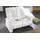 exxpo - sofa fashion 2-Sitzer EXXPO - SOFA FASHION "Tivoli, Kinosofa, bequem und komfortabel durch die Relaxfunktion", weiß (altweiß), B:140cm H:109cm T:97cm, Softlux-Kunstleder;NaturLeder;Luxus-Microfaser, »Aqua Clean« (50% Polyester, 35% Polyacryl, 15% Polyamid), Sofas,
