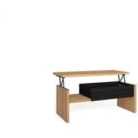 SKRAUT HOME Couchtisch, Eiche Schwarz - 508_1
