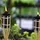 Relaxdays Gartenfackel 90 cm Bambus 16er Set braun