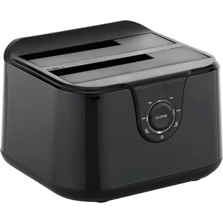 Conceptronic DONN12B USB 3.2 Gen 1 Festplatten-Dockingstation mit zwei Einschüben
