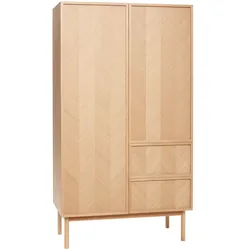 Hübsch Interior - Herringbone Kleiderschrank, groß, Eiche natur