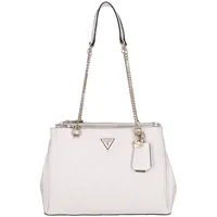 GUESS Shopper Cresidia Status Shoulder Satchel offwhite