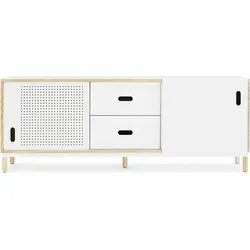 Kabino Schrank weiß mit Schubladen