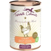 Terra Canis Light Huhn mit Zucchini, Papaya und Hagebutte 12 x 400 g