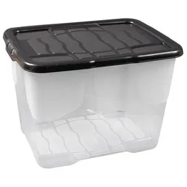 CEP Aufbewahrungsbox Curve 28 x 35 x 16 cm 10-tlg. transparent schwarz