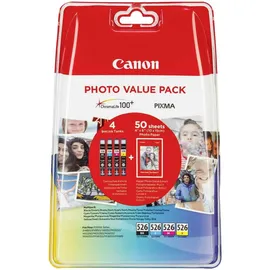 Canon CLI-526 CMYK Photo Value Pack 4540B017