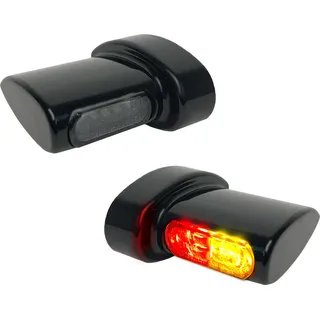 HEINZ BIKES Micro 3in1 Rückleuchte/Blinker - Schwarz