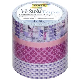 Folia Washi Tape Mädchentraum 4 Stück