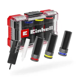 einhell accessories KFZ-Impact-Stecknuss-Set 5-tlg. 17/19/21 mm 80 mm