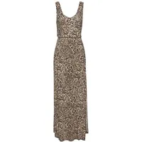 Buffalo Maxikleid Beige/Mehrfarbig 40