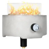 Outsunny Propan-Feuerstelle mit Glasperlen grau 25,4L x 25,4B x 18,5H cm