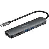 ewent Dock USB-C 7 in 1 Ewent EW1152 HDMI 4K 60Hz, 100W PD