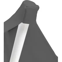 TexDeko 2er-Set Stretch Stehtischhusse für Bistrotisch Ø 80-85 cm Anthrazit | strapazierfähig verstärkte Fußtaschen bügelfrei waschbar